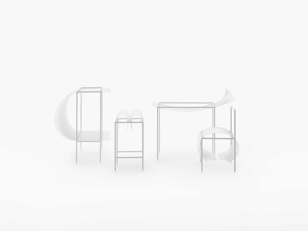 polycarbonate seating collection Bouncy Layers