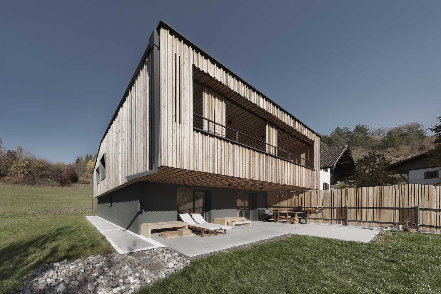 Residenza a basso consumo in legno a Trento
