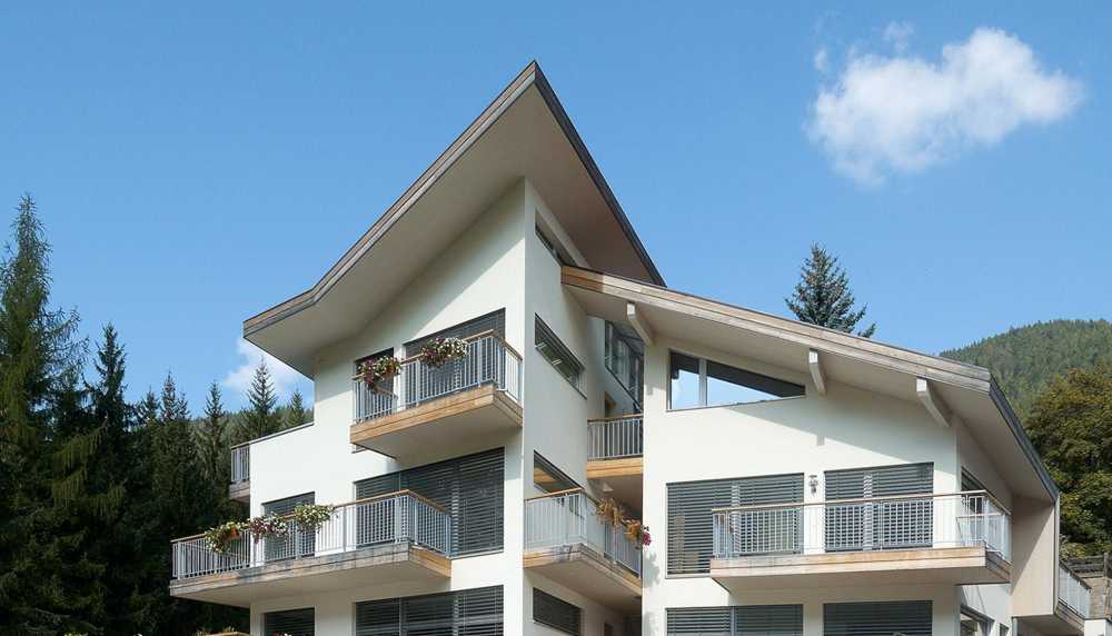 Abitazione costruita in legno a Bolzano